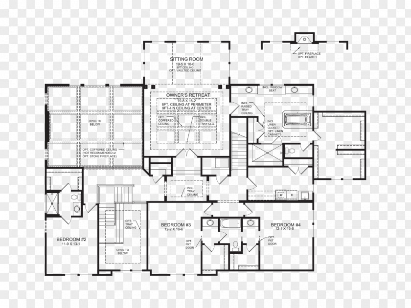 House Floor Plan PNG