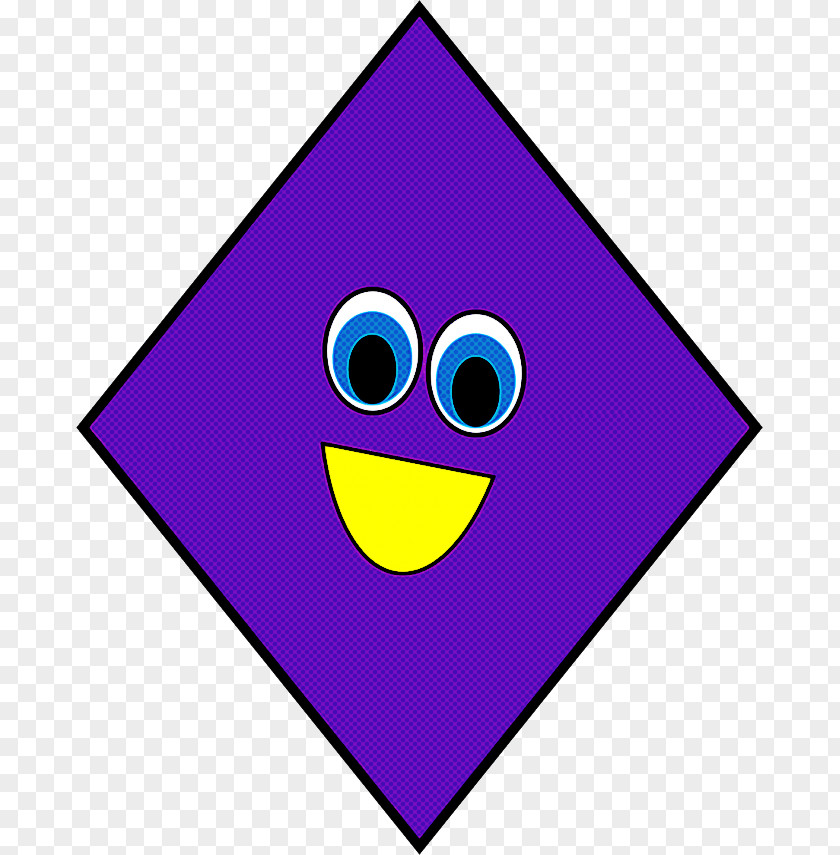 Triangle Electric Blue Emoticon PNG