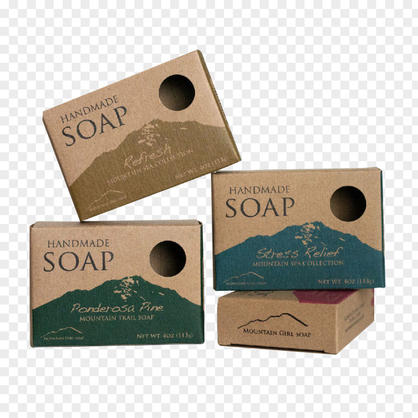 Box Packaging And Labeling Printing Soap PNG