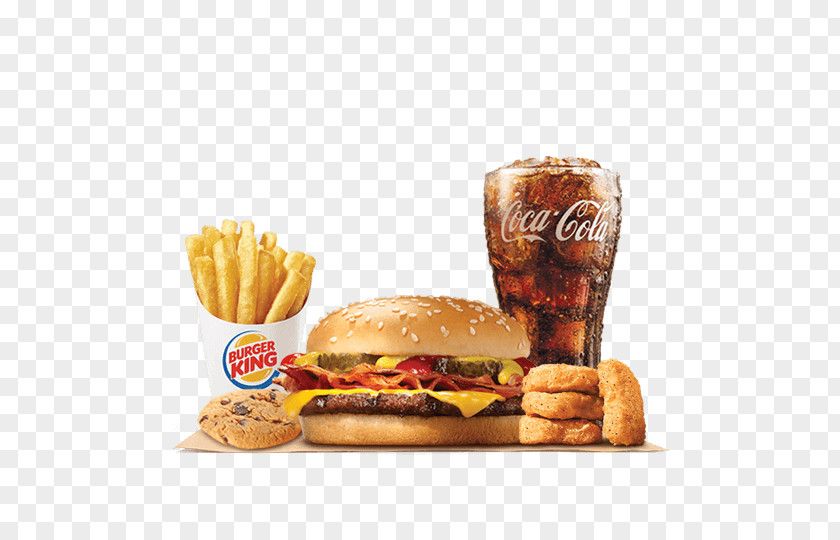 Burger King Chicken Nugget Hamburger French Fries Cheeseburger PNG