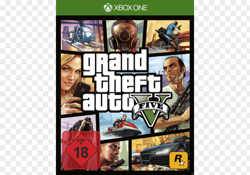 Grand Theft Auto V Xbox 360 PlayStation 4 Video Game Rockstar Games PNG
