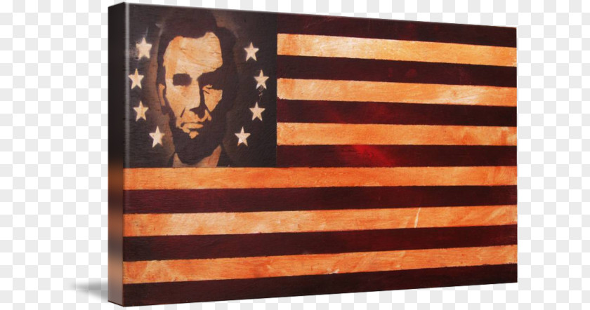Vintage Flag Of The United States Abraham Lincoln Imagekind PNG