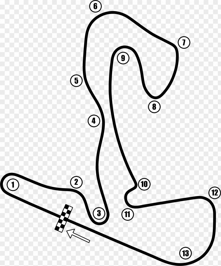 1951 Dutch Grand Prix Circuit Zandvoort Race Track Clip Art PNG