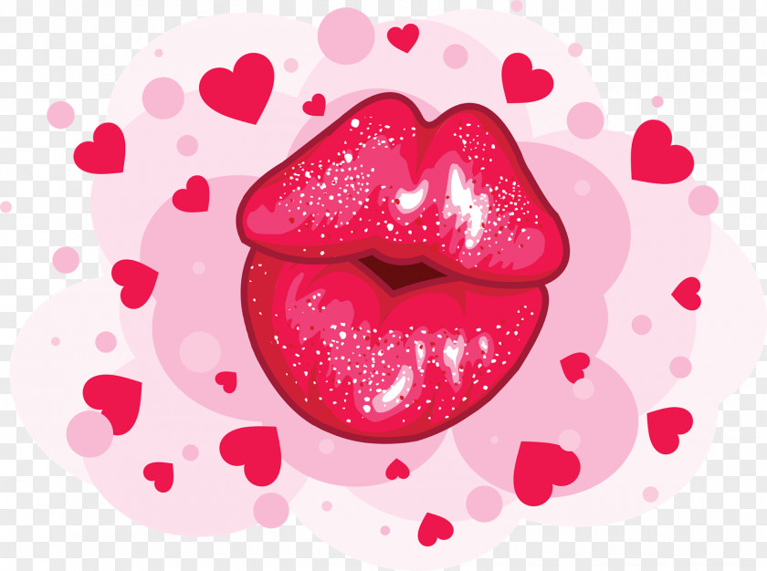 Kiss Lip Animation Clip Art PNG
