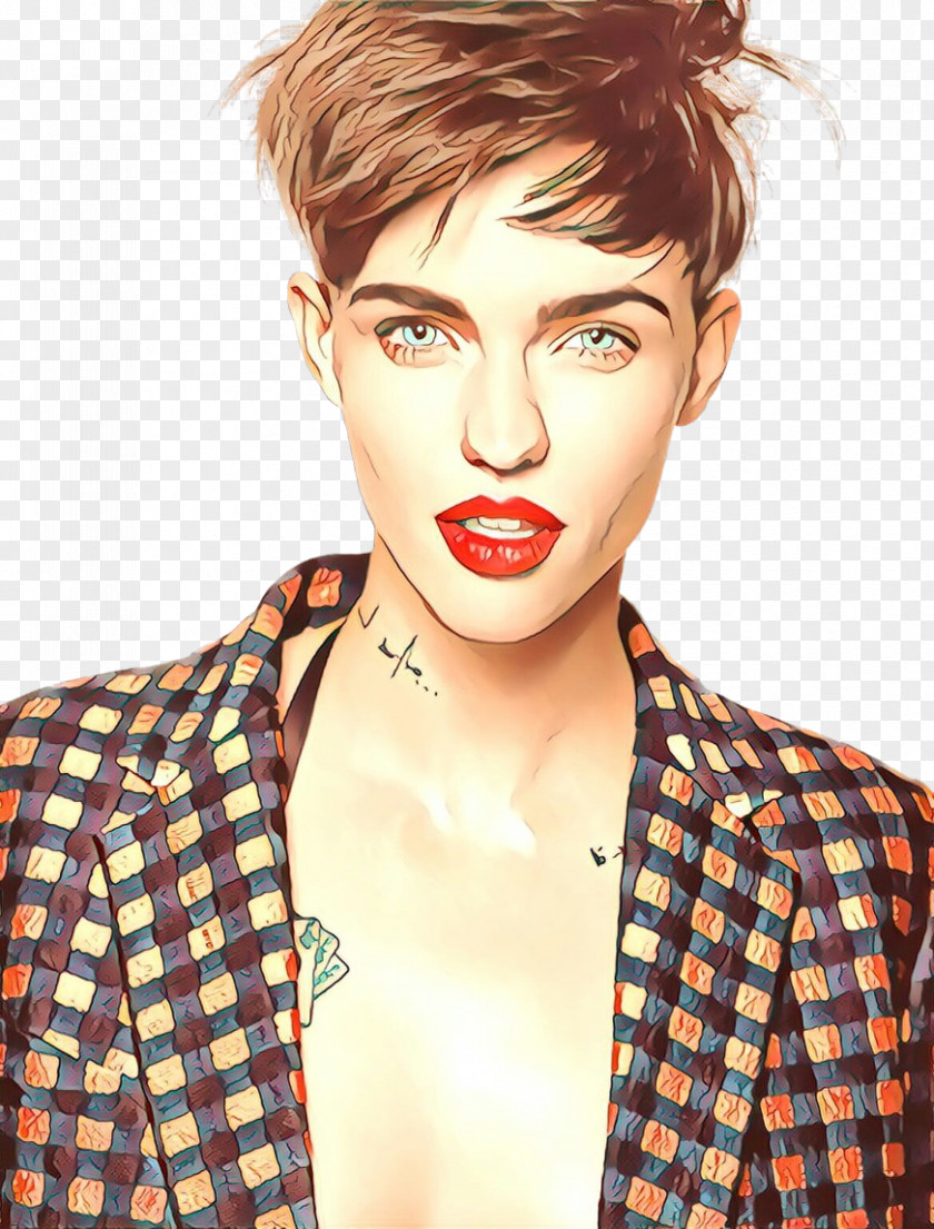 Ruby Rose Fashion Hairstyle Hairdresser PNG