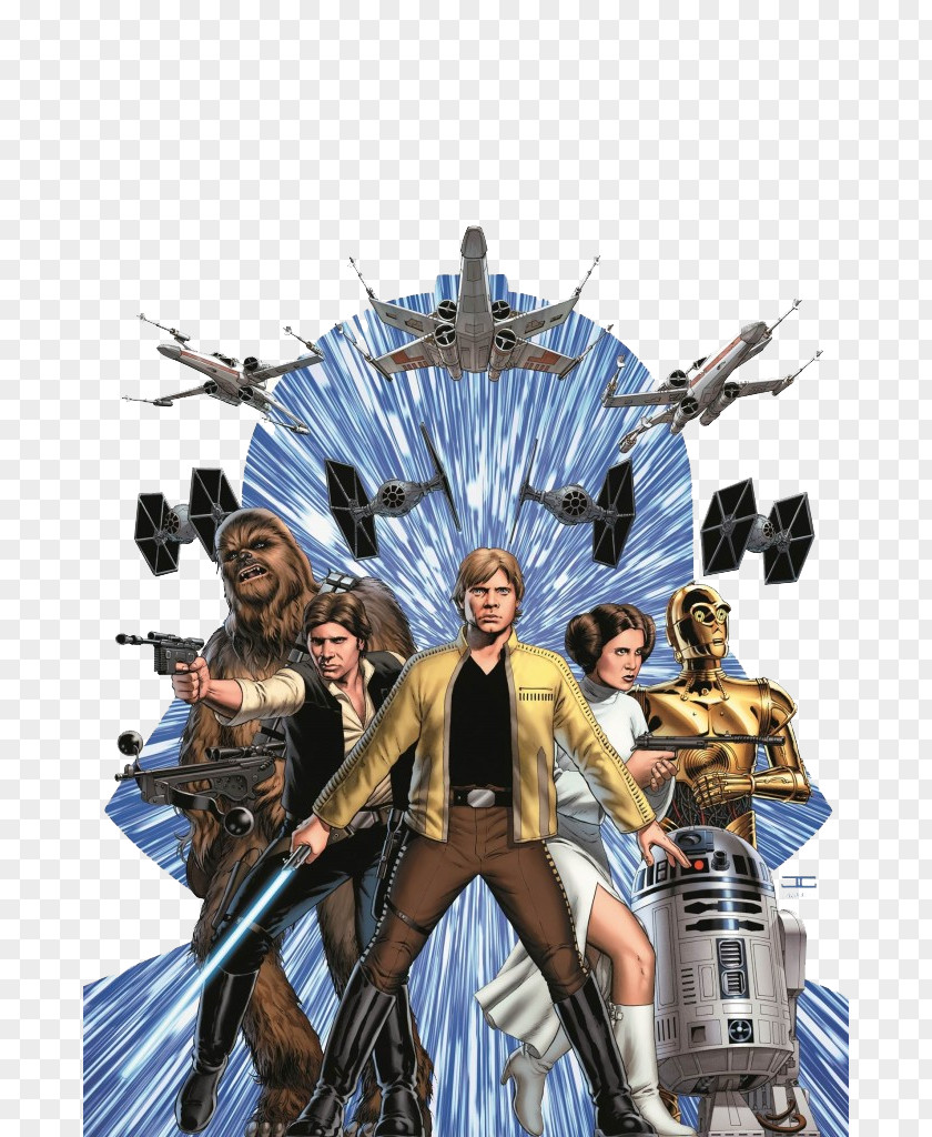 Star Wars Transparent Anakin Skywalker Luke Leia Organa Marvel Comics PNG