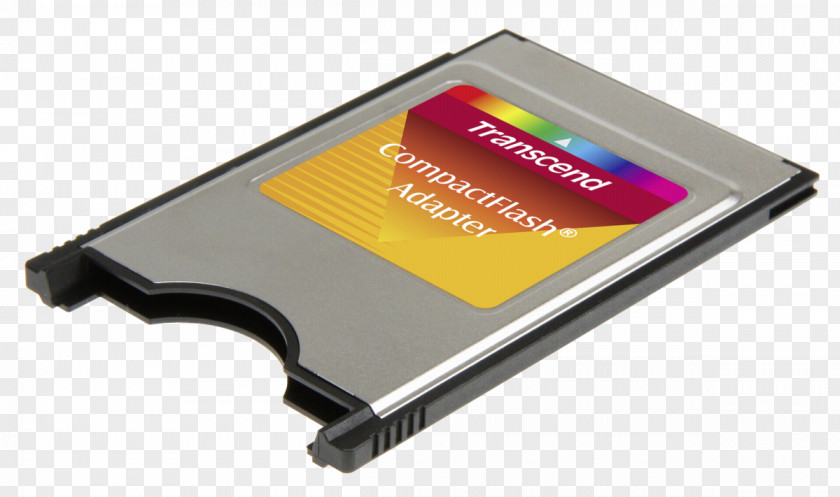 USB PC Card CompactFlash Adapter Flash Memory Cards Transcend Information PNG