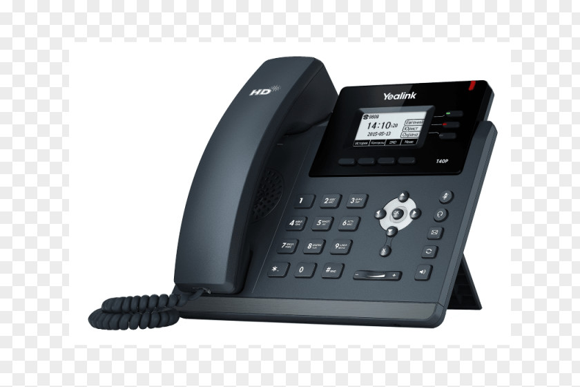 VoIP Phone Session Initiation Protocol Yealink SIP-T40P Power Over Ethernet Telephone PNG