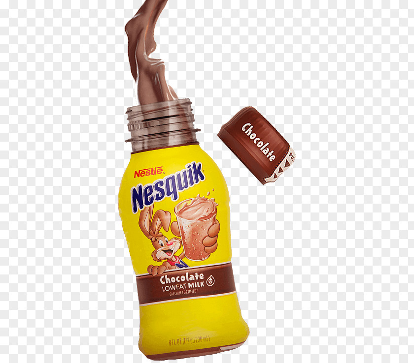 Chocolate Powder Milk Milkshake Nesquik PNG