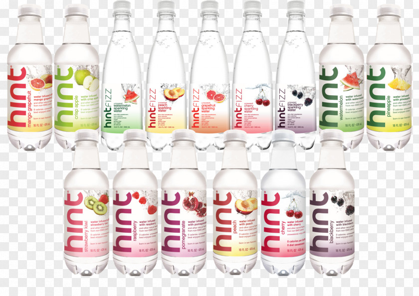 Delicious Juice Distilled Beverage Plastic Bottle Fizzy Drinks Enhanced Water Glass PNG