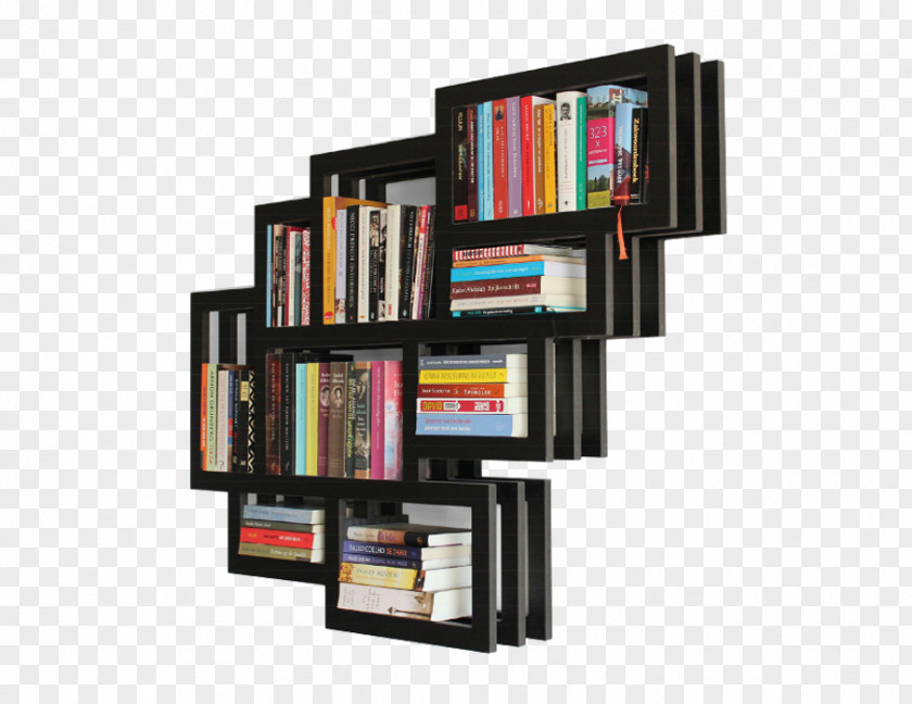 Design Shelf Bookcase PNG
