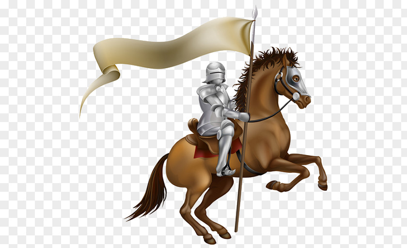 Knight Banner Jousting Lance PNG