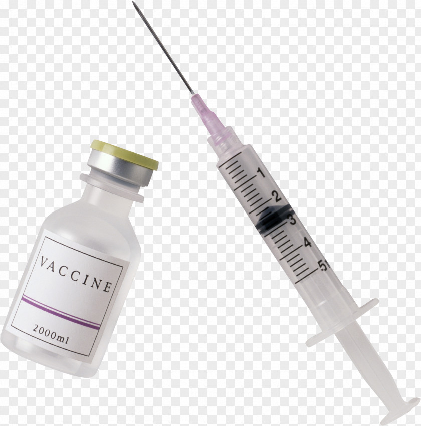 Syringe Hypodermic Needle Becton Dickinson Influenza Vaccine PNG