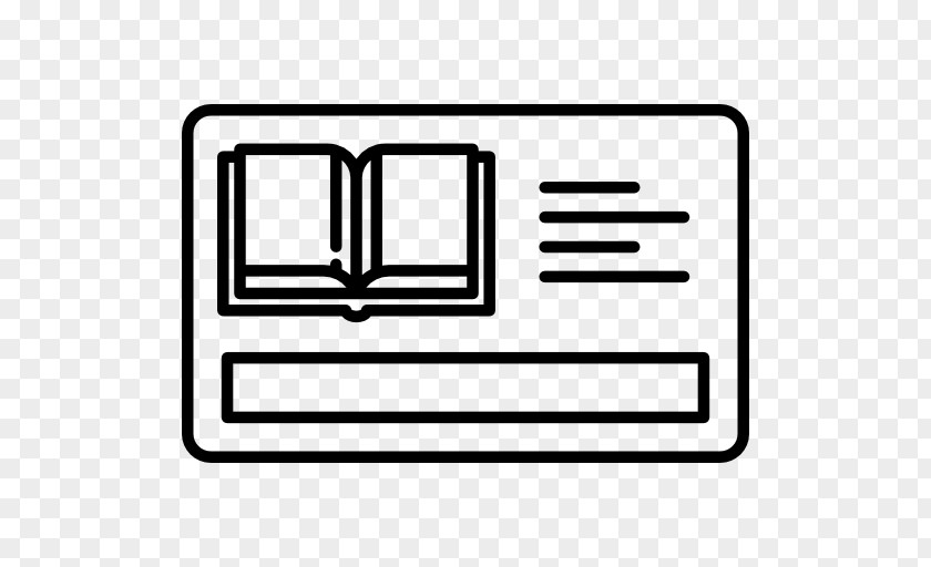 Book Library Card PNG