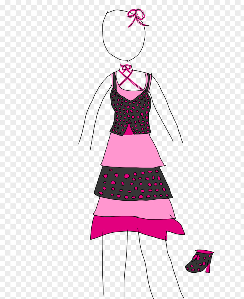 Harajuku Style Clothing Dress Fashion Design Pattern PNG