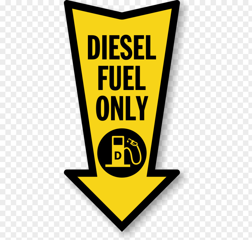 Label Arrow Diesel Fuel Food Truck Tank Decal PNG