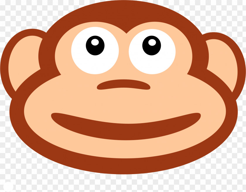 Lonkey Chimpanzee Orangutan Monkey Smile Clip Art PNG