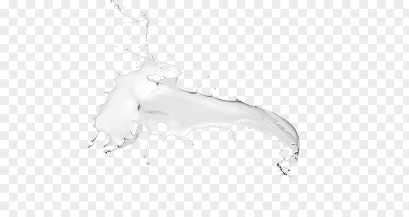 Milk Splash Template Black And White Pattern PNG
