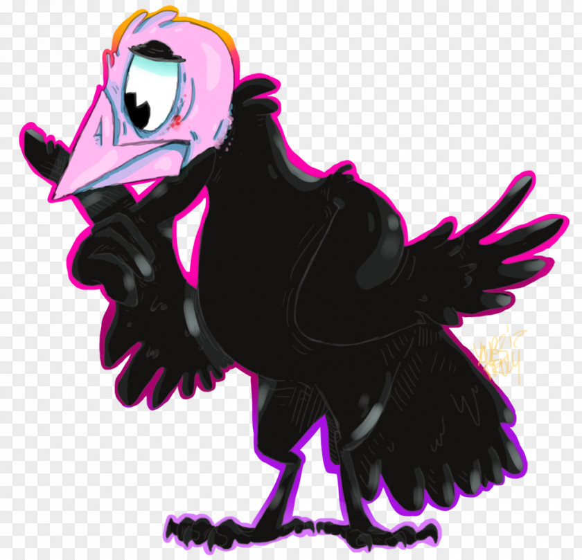 Bird Beak Of Prey Pink M PNG