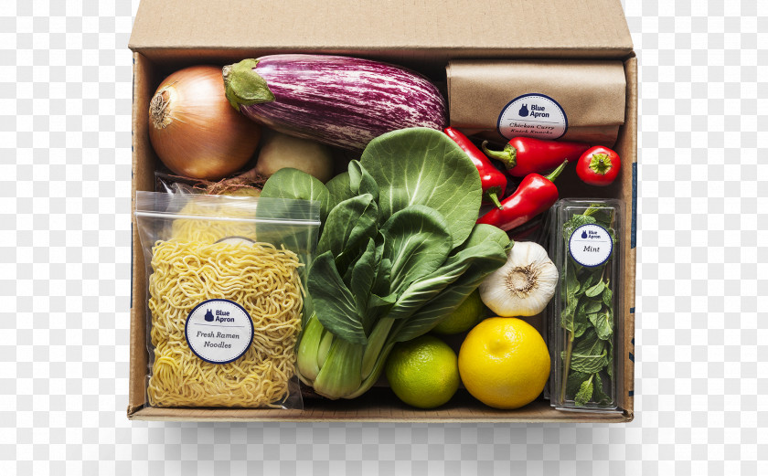 Business Blue Apron Meal Kit Subscription Model Delivery Service PNG