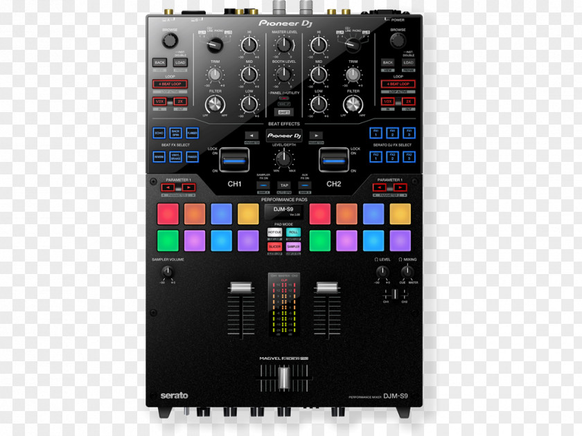 Pioneer DJM-S9 Disc Jockey DJ Mixer Audio Mixers PNG