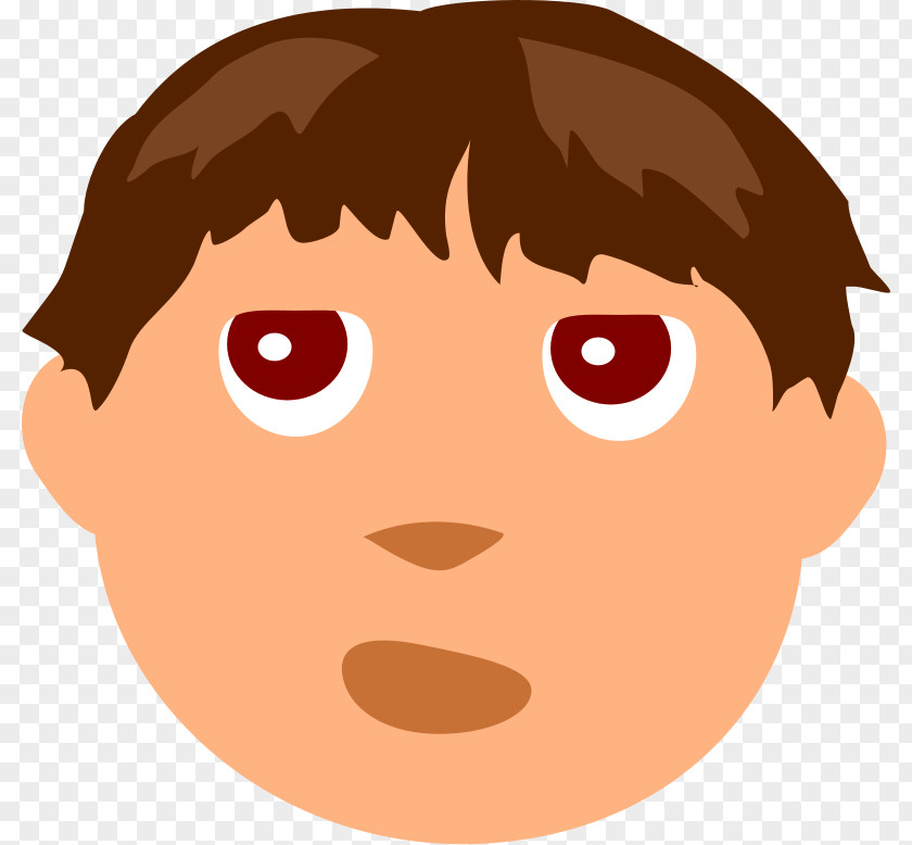Face Expression Pictures Boy Child Clip Art PNG