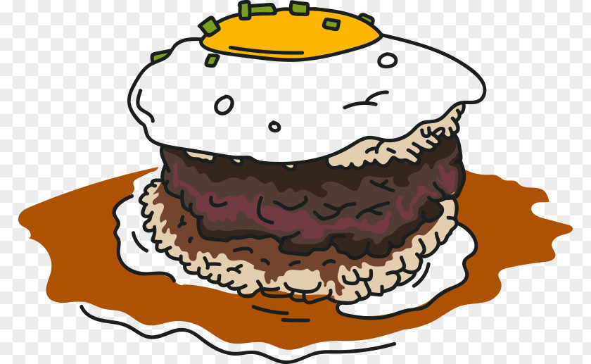 Loco Moco Cuisine Dessert Dish Network Clip Art PNG