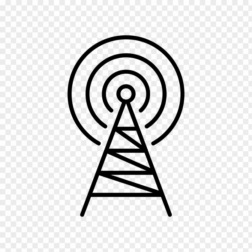 Radio Drawing Coloring Book Tower PNG