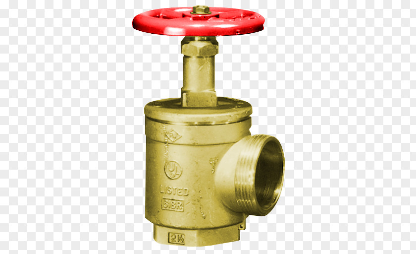 Brass Butterfly Valve Fire Sprinkler System Protection PNG