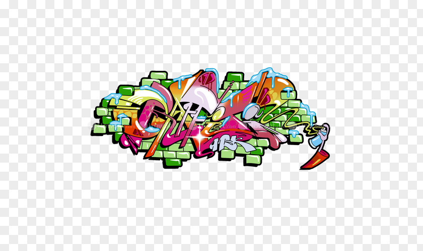Graffiti Character Line Clip Art PNG
