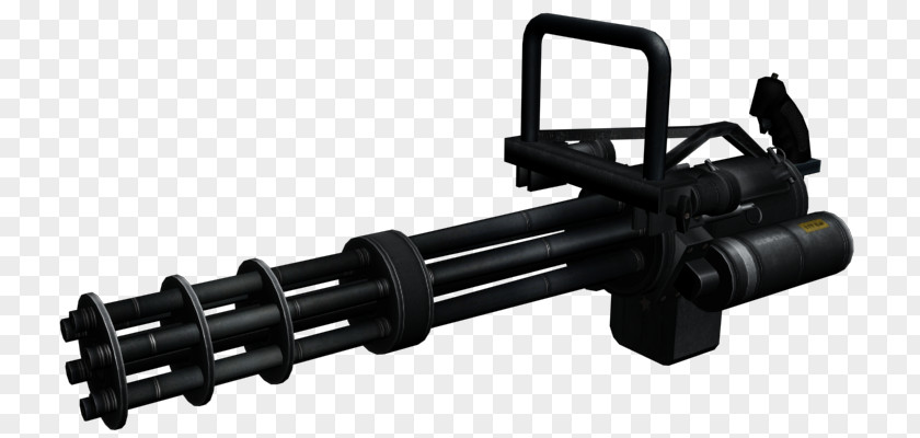 Machine Gun Minigun Barrel Weapon PNG
