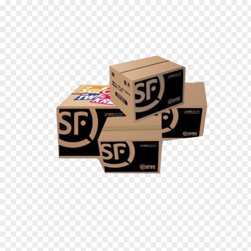 SF Express Box Courier Logistics PNG