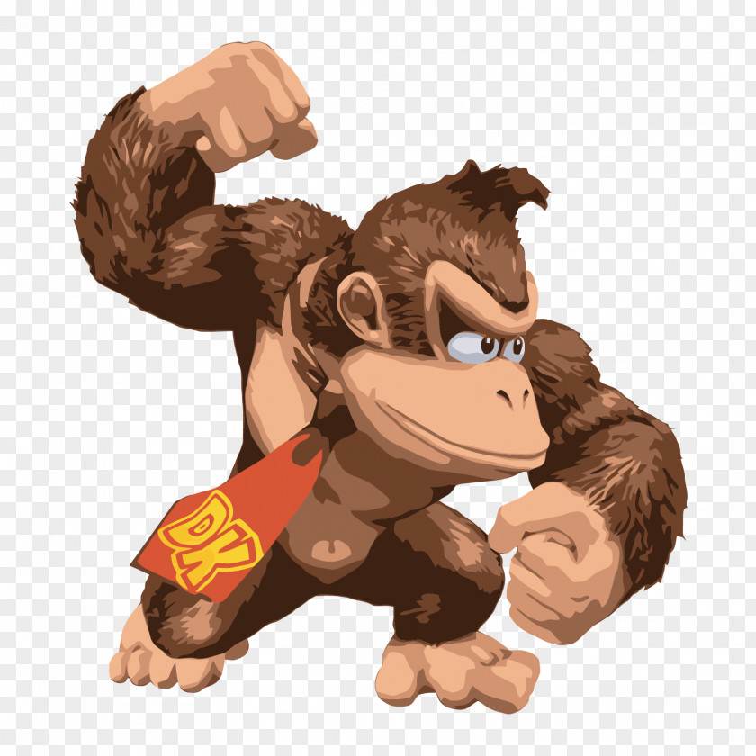 Vector Angry Gorilla Donkey Kong Country 2: Diddys Quest Super Smash Bros. Brawl 3 PNG