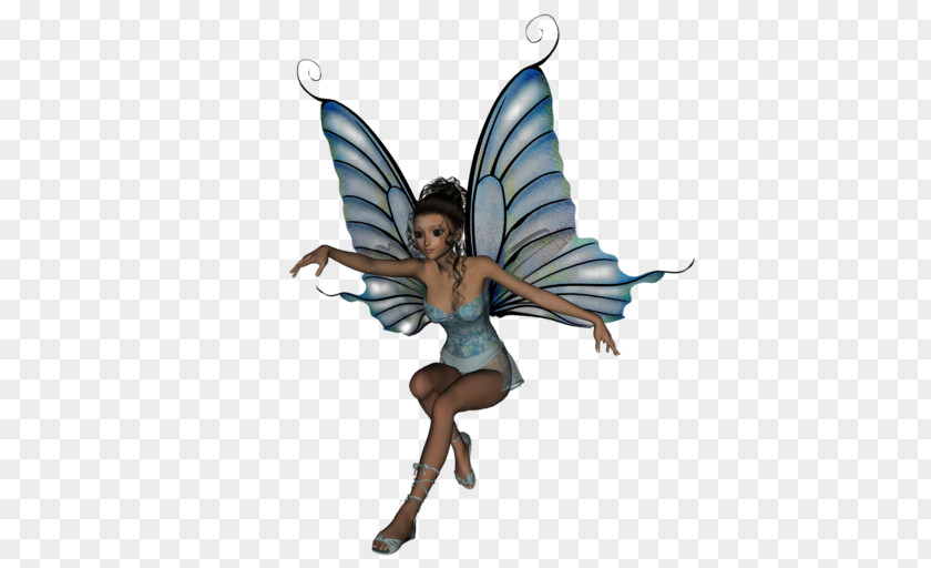 Duende Fairy Butterfly Figurine 2M Moth PNG
