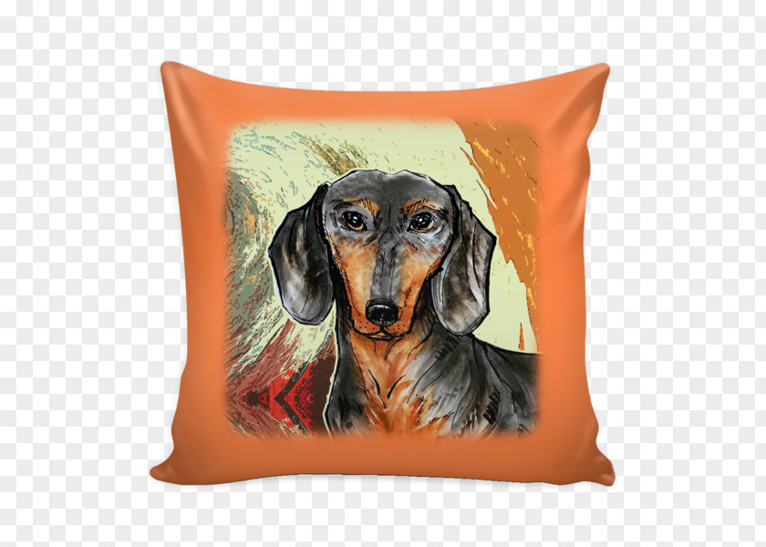 Pillow Dog Breed Dachshund Throw Pillows Cushion PNG