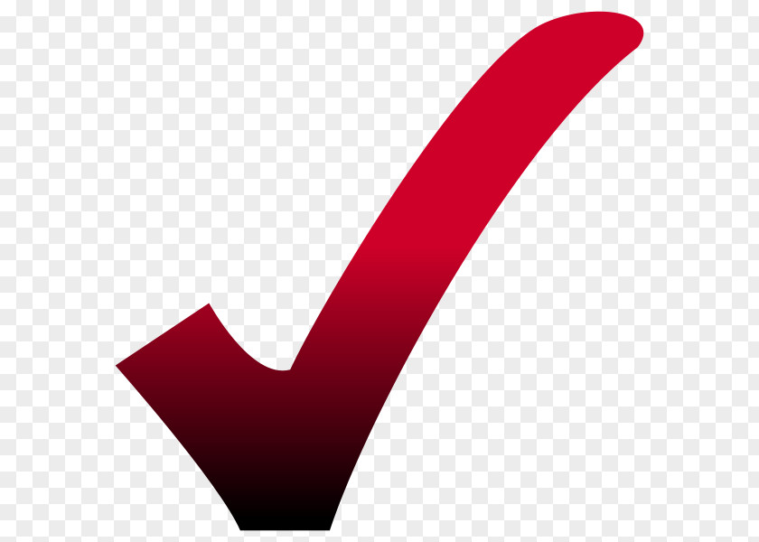 Red Check Symbol LinkedIn Clip Art PNG