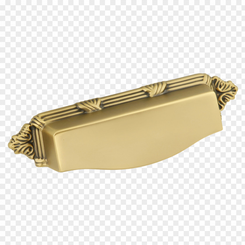 Acorn Ribbon Metal Drawer Pull Cabinetry Inch Brass PNG