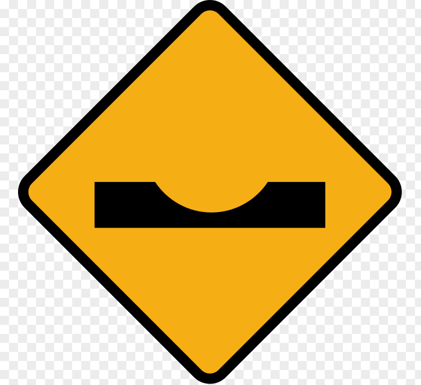 Depression Ireland Traffic Sign Road Bridge Warning PNG