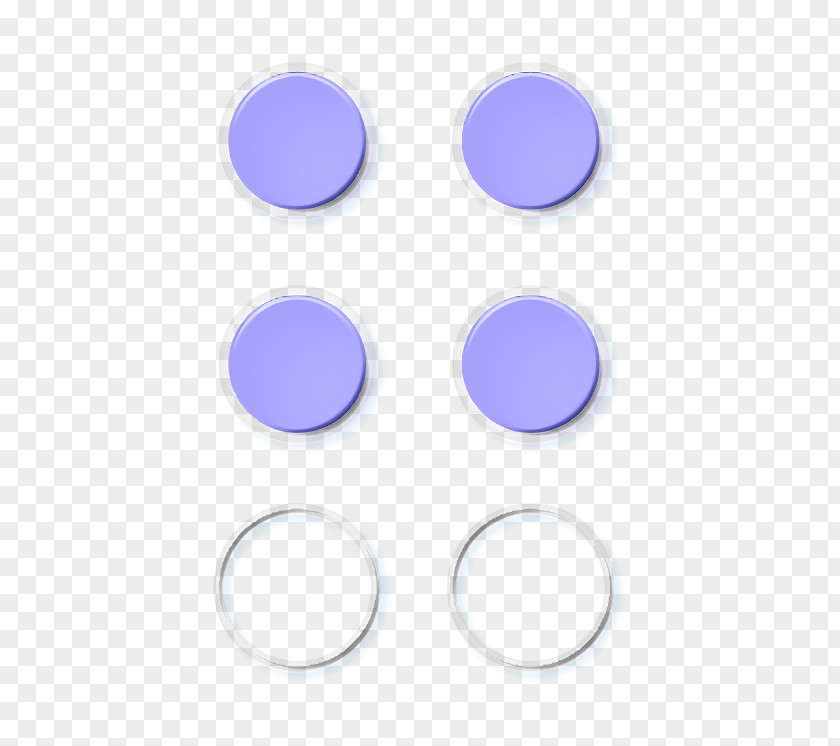 Lavender Lilac Circle Icon PNG
