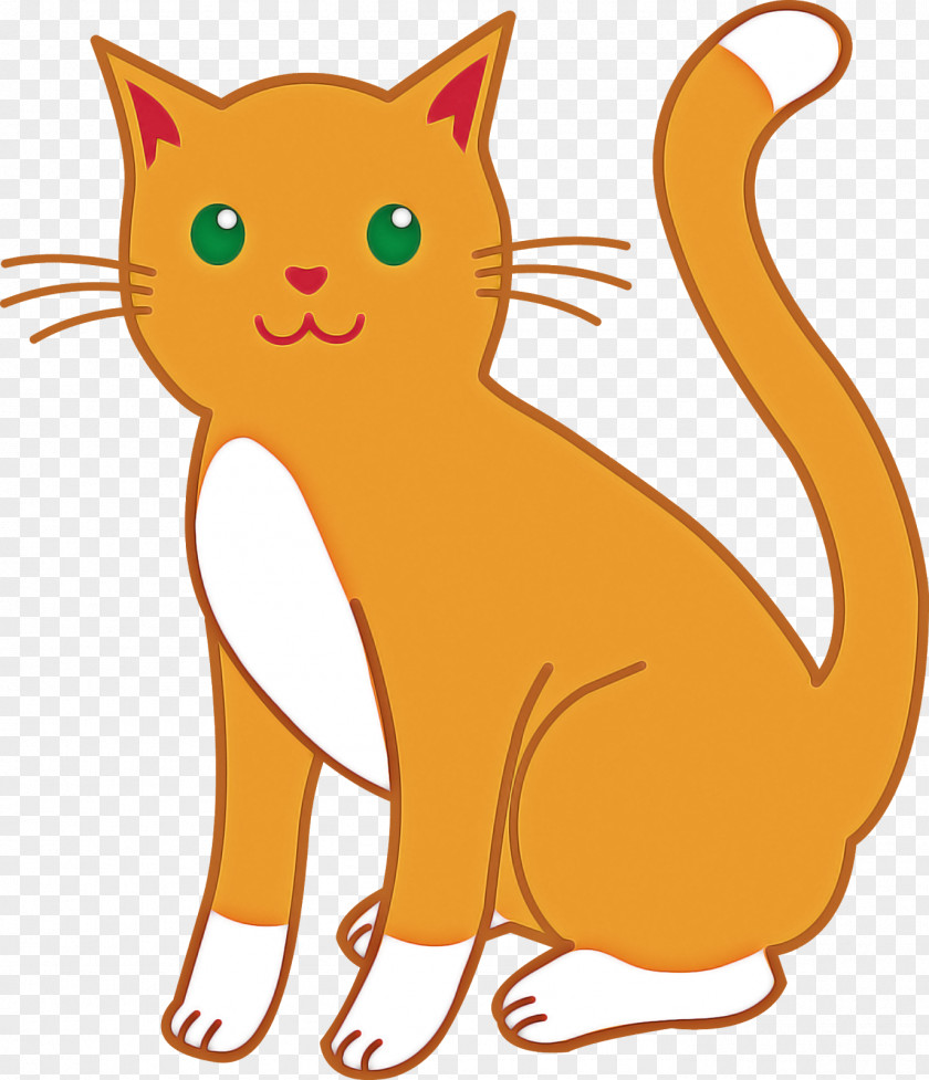 Line Art Tail Cat Clip Cartoon Whiskers Small To Medium-sized Cats PNG