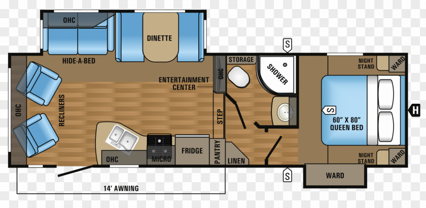 RV Floor Plan Jayco, Inc. Caravan Fifth Wheel Coupling PNG