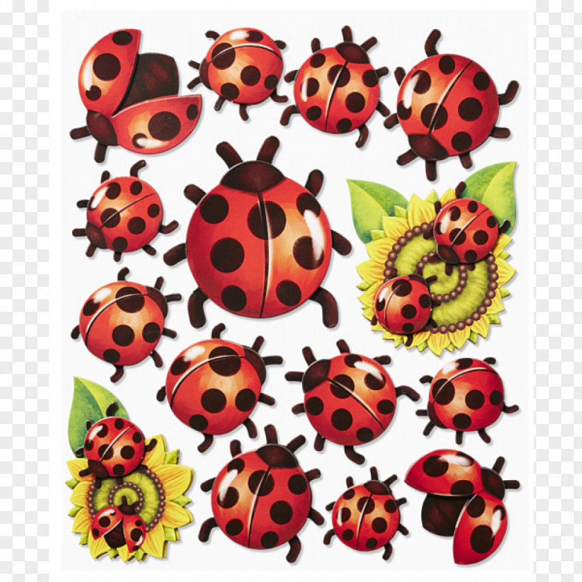 3d Sticker Ladybird Beetle 3 D Big, Dinosaurs 3D XXL Wall Decal PNG