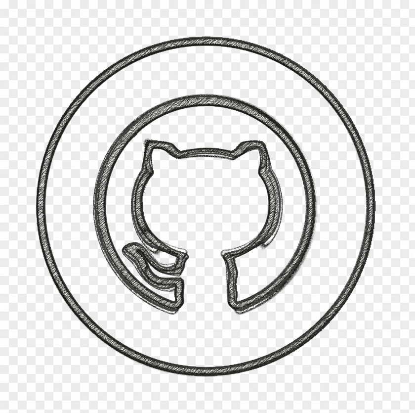 Line Art Auto Part Circles Icon Code Github PNG