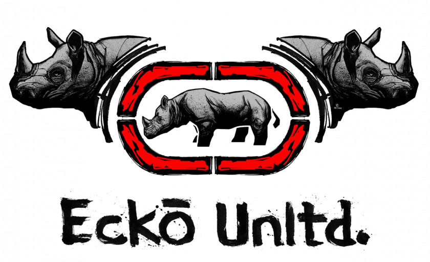 T-shirt Eckō Unltd. Clothing Rhinoceros Brand PNG