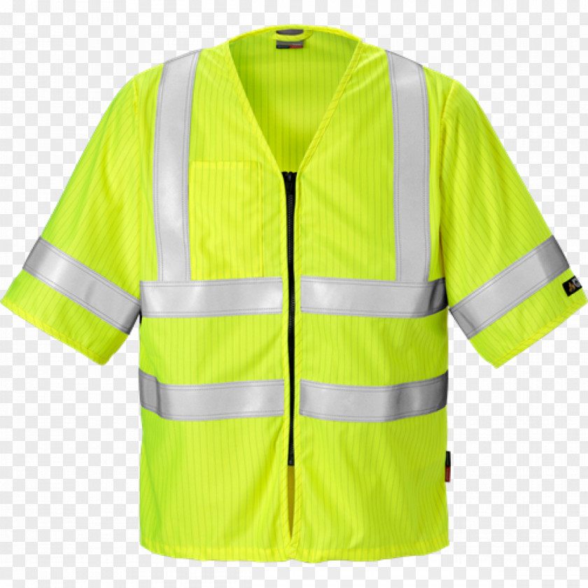 T-shirt High-visibility Clothing Waistcoat Gilets Workwear PNG