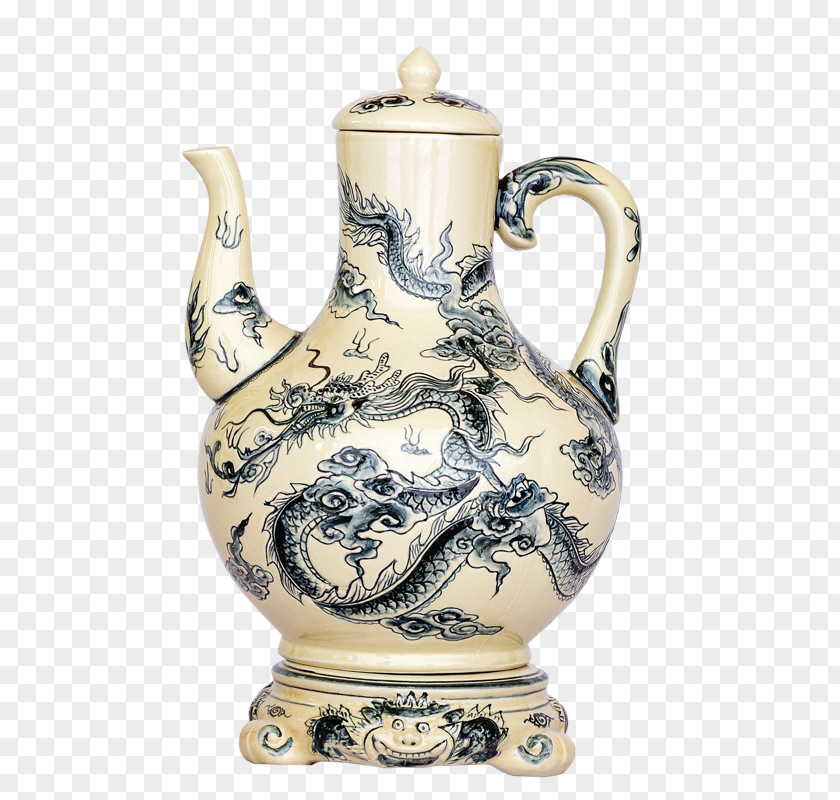 Vase Jug Ceramic Chu Dau-My Xa Pottery PNG