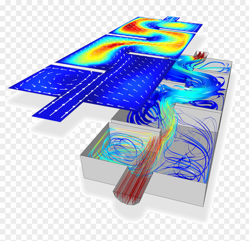 Dynamic Water Computational Fluid Dynamics CFD Module COMSOL Multiphysics PNG