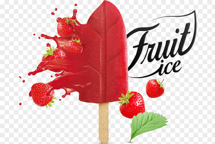 Fruit Ice Strawberry Cream Sorbet Migros PNG