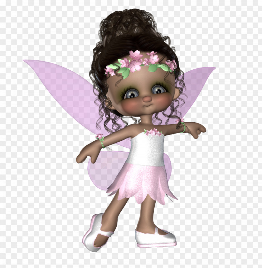 Red Fairy Wings Costume Doll PNG