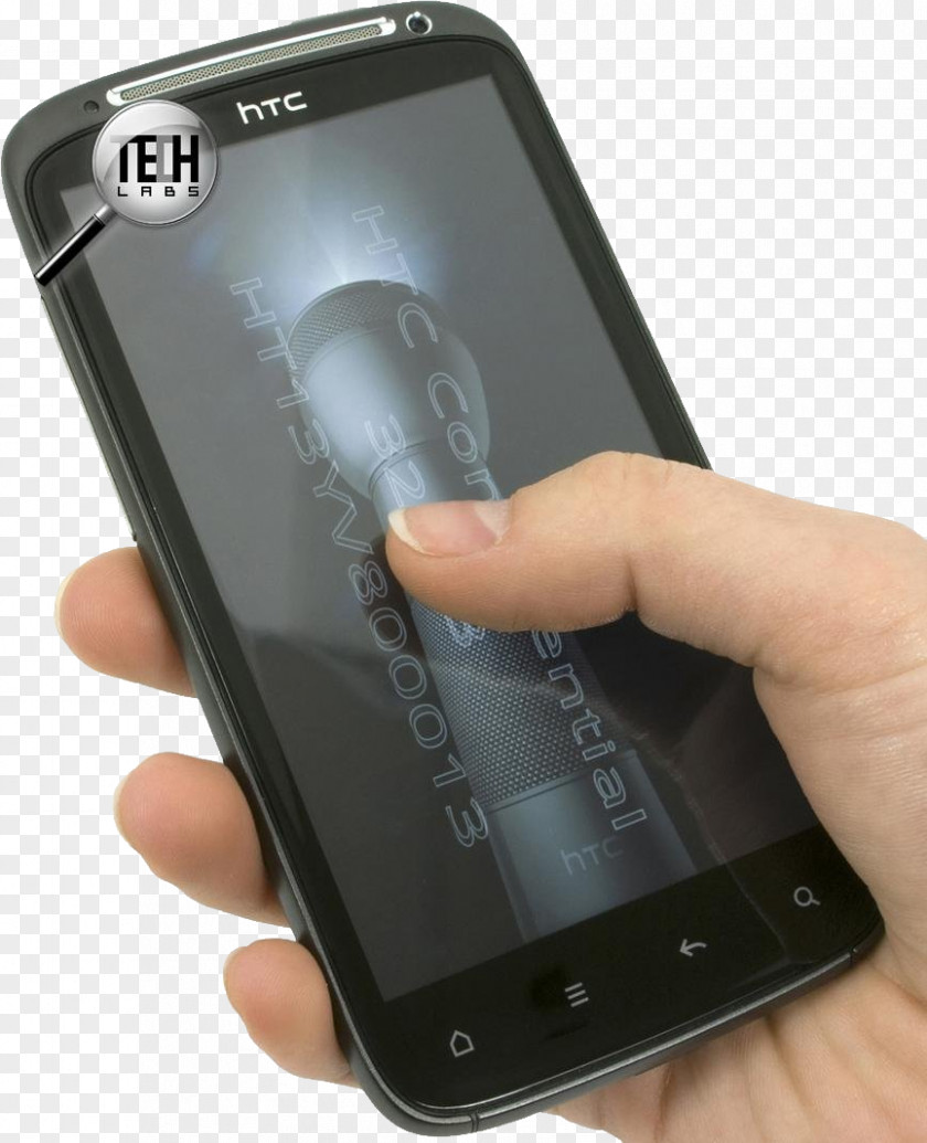 Smartphone In Hand Image Feature Phone Android PNG
